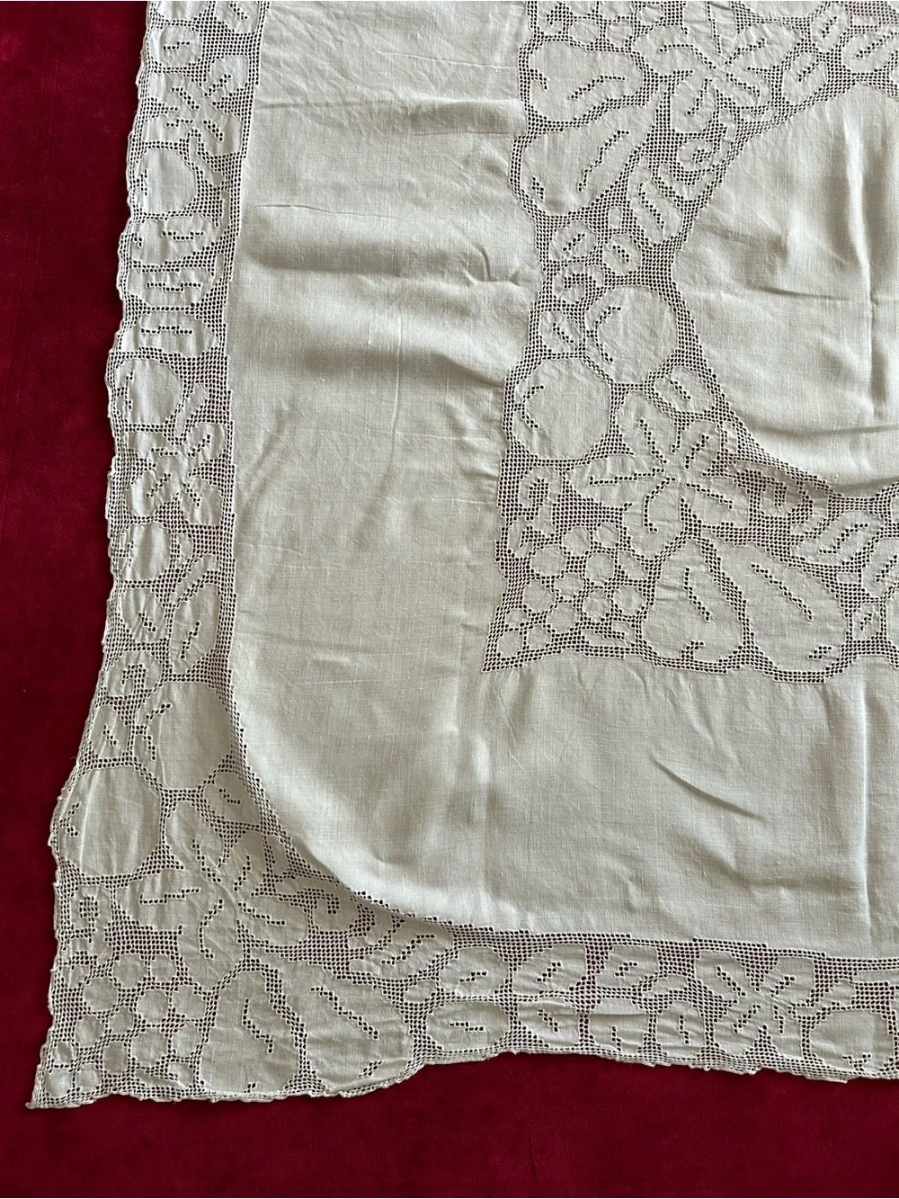 Handmade vintage linen